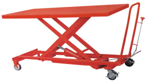 Industrial Hydraulic Lift Table — 1100-Lb. Capacity